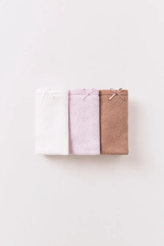 women'secret figi bawełniane 3-pack bawełna biały 4933615