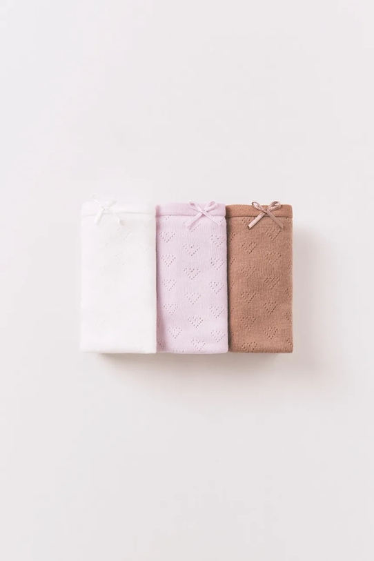 women'secret figi bawełniane 3-pack bawełna biały 4933615