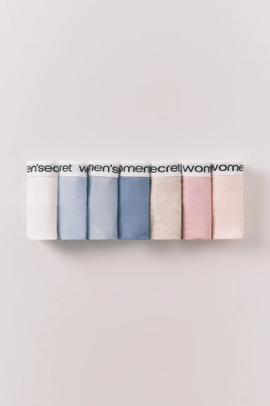 women'secret figi 7-pack dzianina niebieski 4933621