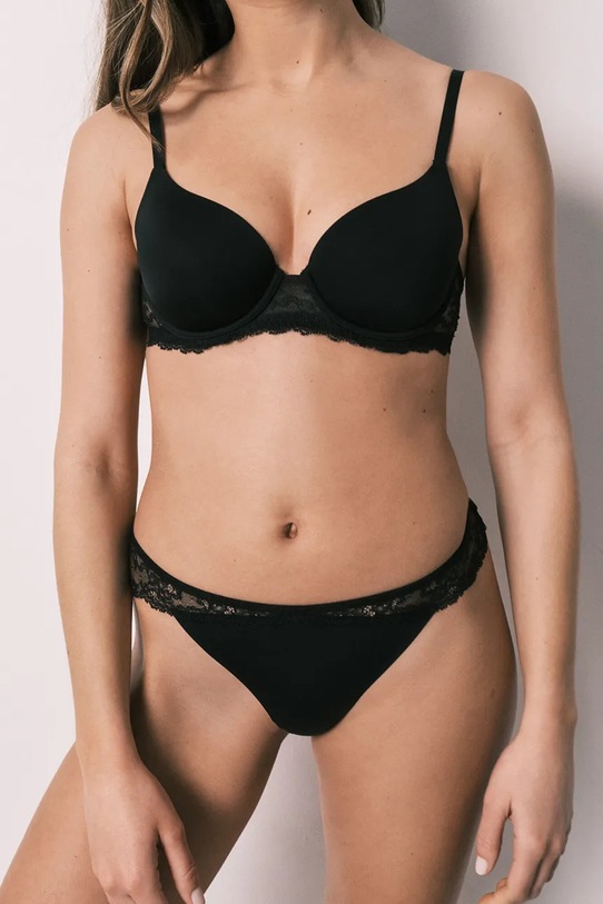 women'secret tanga uni negru 8323092