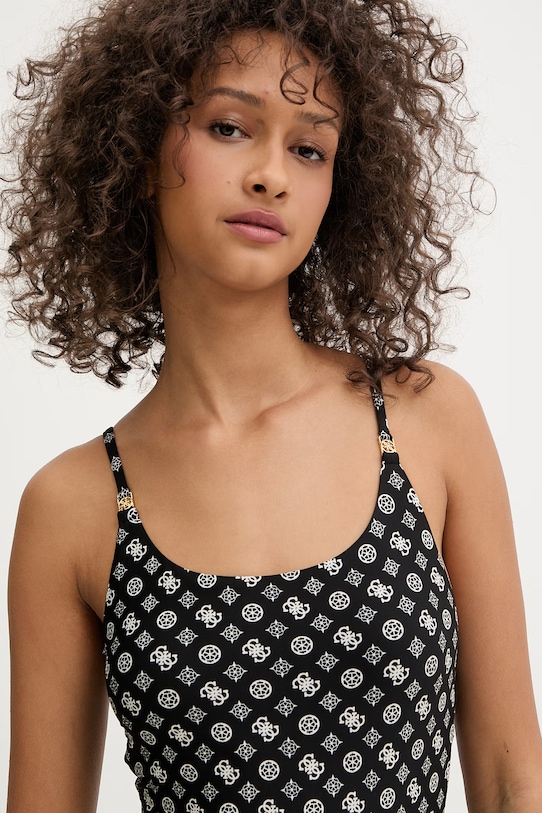 Odzież Guess strój kąpielowy jednoczęściowy damski SOLEIL E6GJ10.MC04R czarny