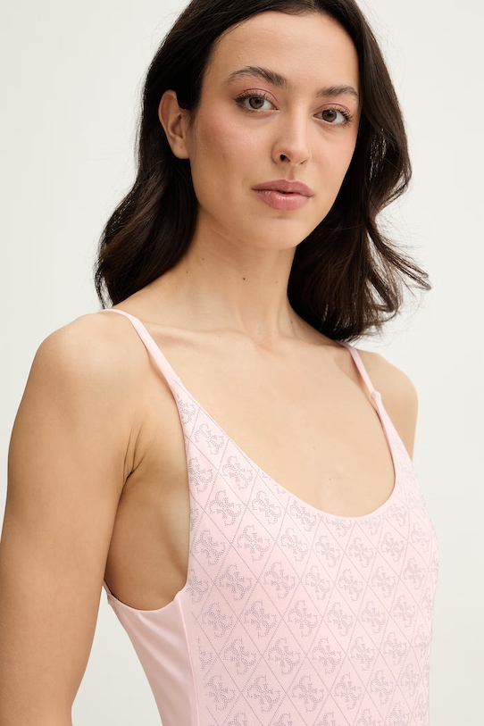 Дрехи Guess цял бански женски DIANE E6GJ25.KCUO2 розов