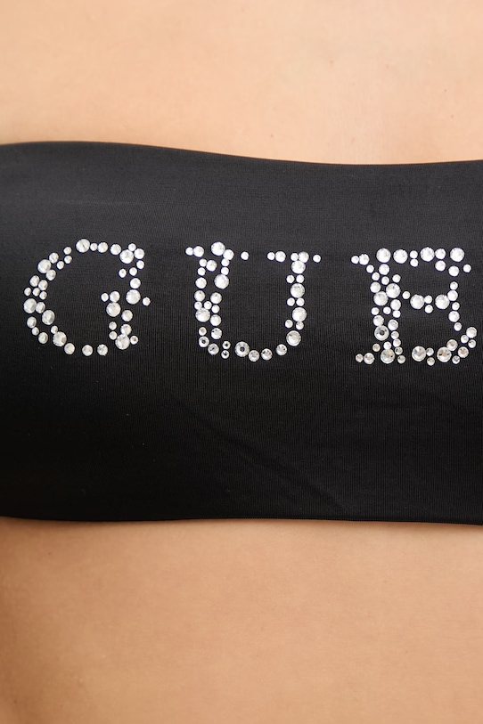 Plavková podprsenka Guess VIOLET čierna E6GJ45.KF442