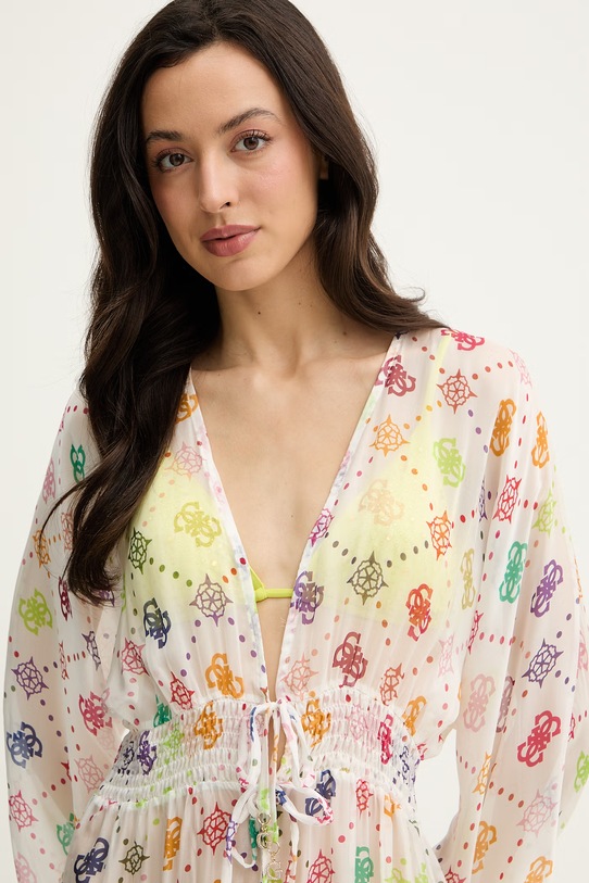 Guess narzutka plażowa damska INES biały E6GK08.WE550