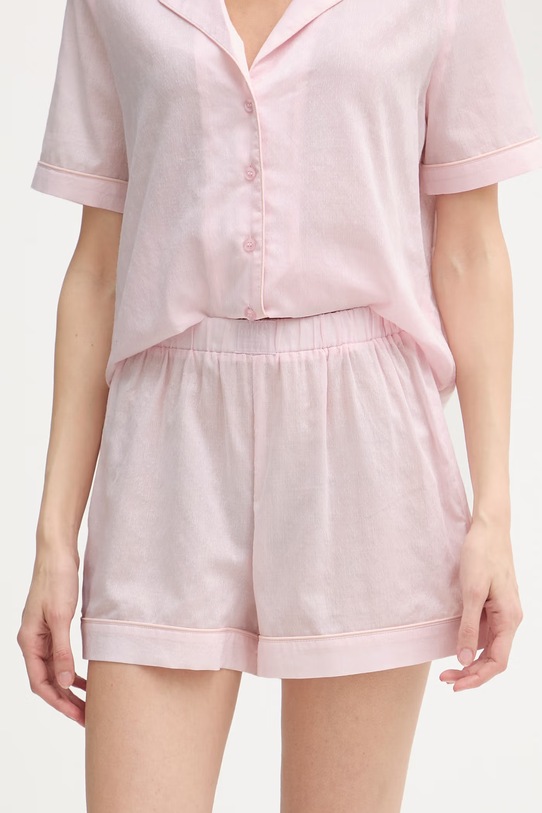 Guess piżama damska bawełniana EMILE różowy O6GX00.WN011