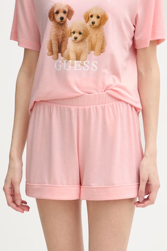 Guess dvodijelna pidžama za žene LILY roza O6GX05.KH110