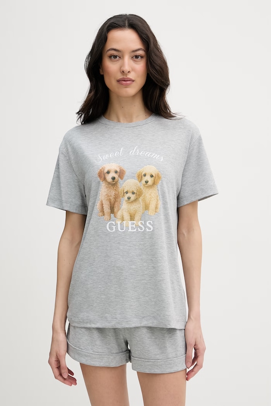 Odjeća Guess dvodijelna pidžama za žene LILY O6GX05.KH110 siva