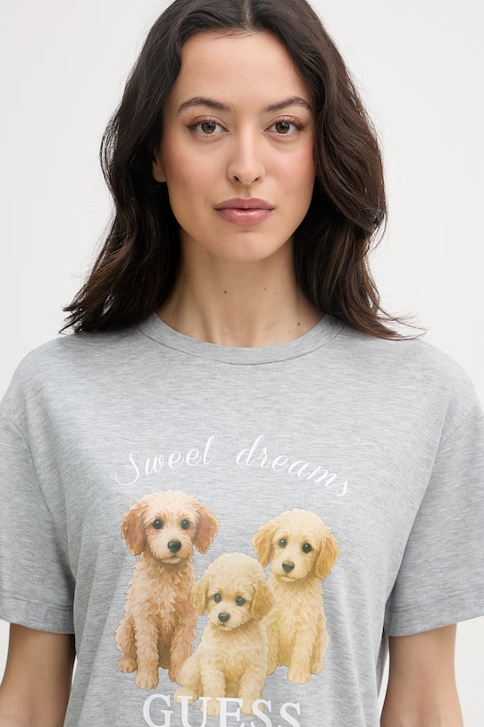 Guess dvodijelna pidžama za žene LILY O6GX05.KH110 siva