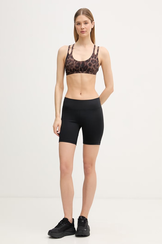 adidas Performance biustonosz sportowy KF5702 brązowy SS26