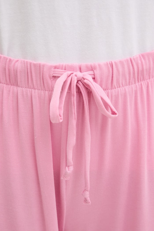 United Colors of Benetton szorty piżamowe damskie z modalu różowy 36MX3900X