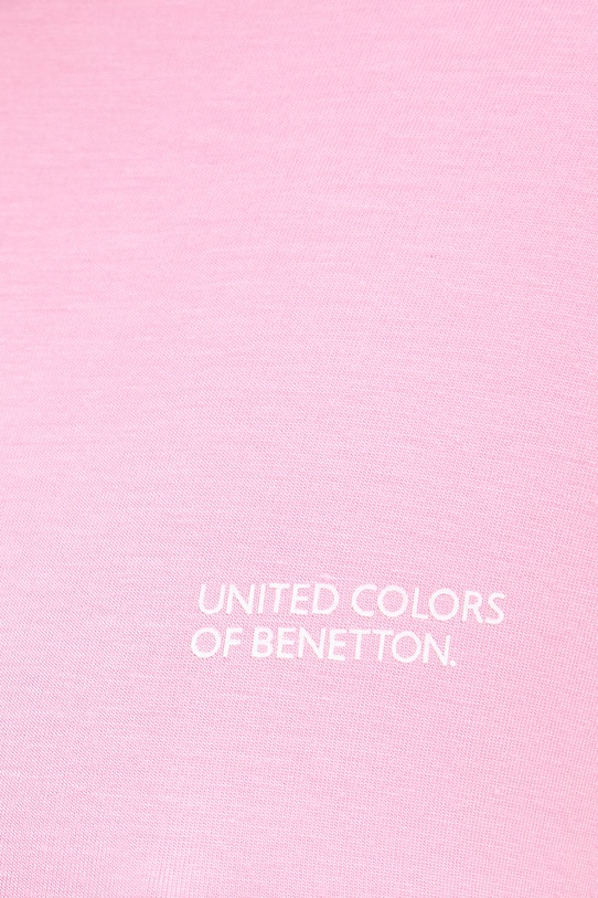 United Colors of Benetton ženska pižama s kratko majico iz modala roza 36MX3M08I