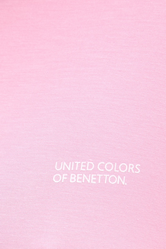 United Colors of Benetton ženska pižama s kratko majico iz modala roza 36MX3M08I