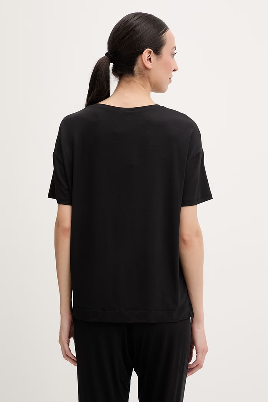 Oblečenie United Colors of Benetton pyžamové tričko dámske s modalom 36MX3M08I čierna