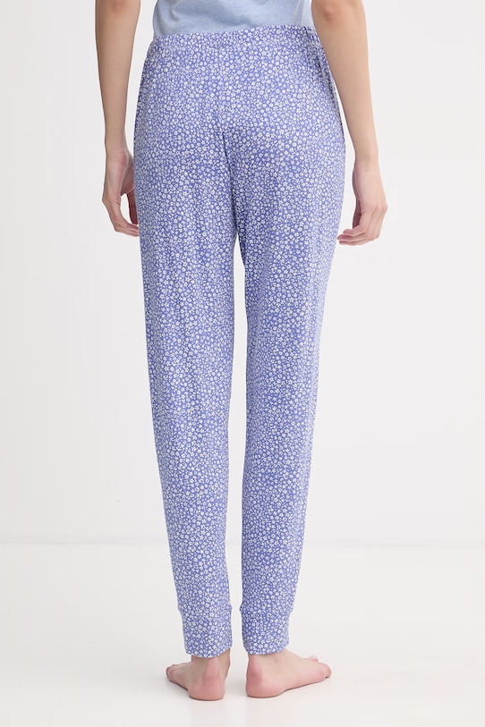 United Colors of Benetton spodnie piżamowe damskie z wiskozy 38C83F04Z niebieski SS26