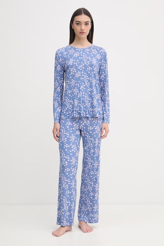 United Colors of Benetton piżama dwuczęściowa damska niebieski 38C83P04I