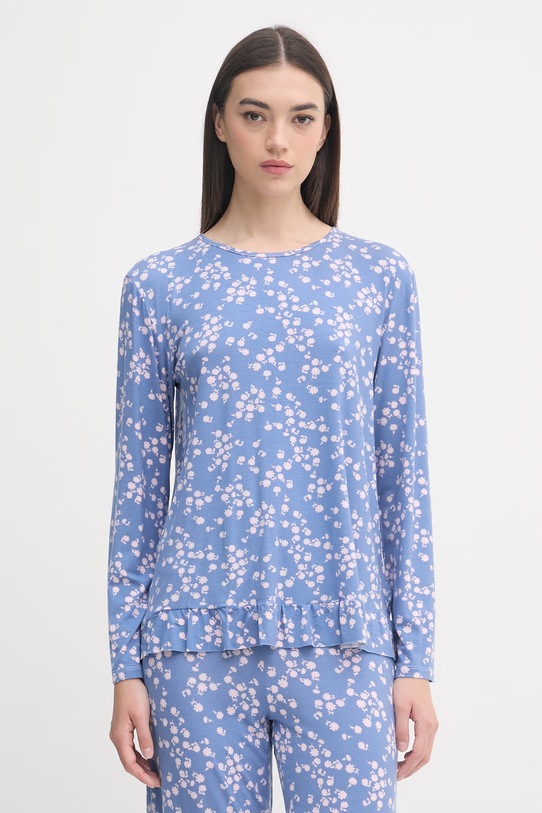 Odzież United Colors of Benetton piżama dwuczęściowa damska 38C83P04I niebieski