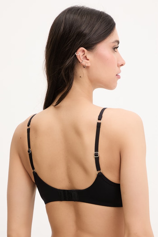 Odjeća United Colors of Benetton plunge grudnjak 3LEG1R02A crna