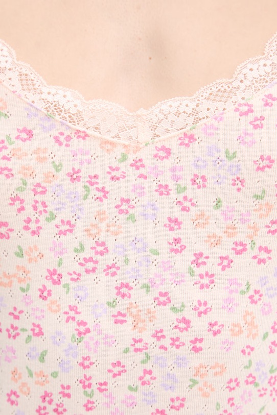 United Colors of Benetton spalna srajca ženska bombažna 3OJC3C01M oranžna