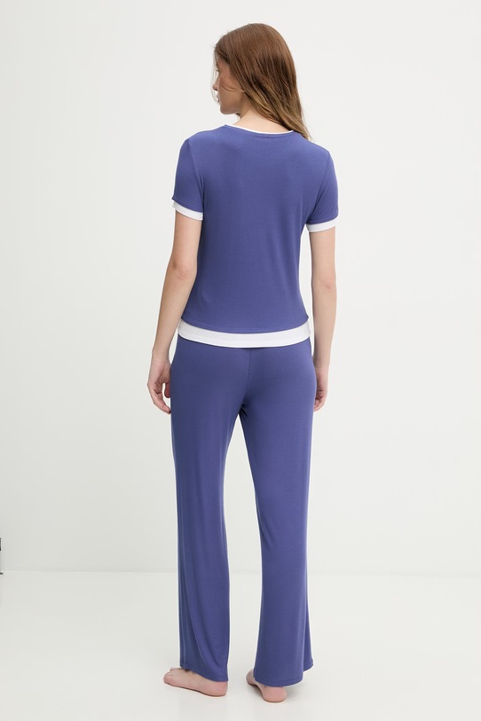 United Colors of Benetton pijama din două piese pentru femei bleumarin 3P2Y3P04K