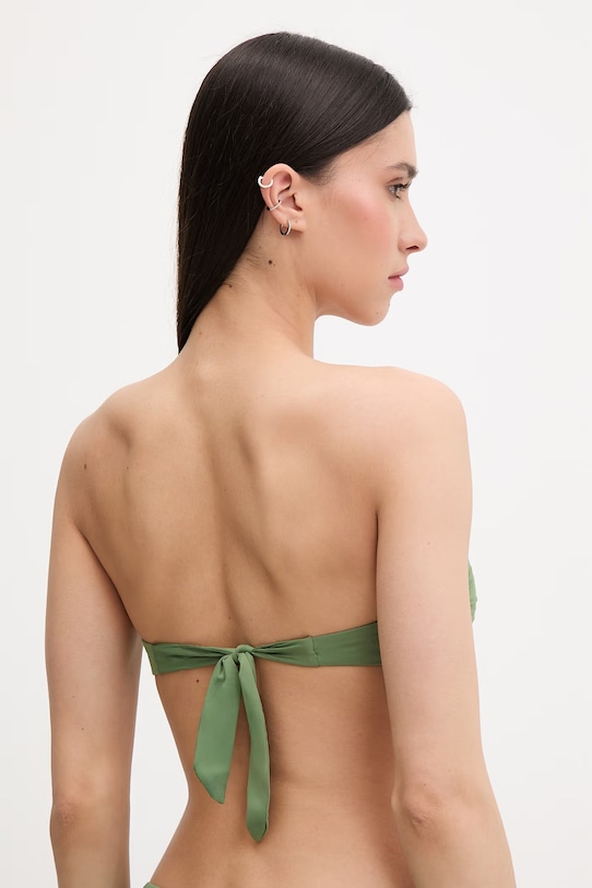 Oblečení United Colors of Benetton plavková podprsenka dámská 3P6H5R05Q zelená