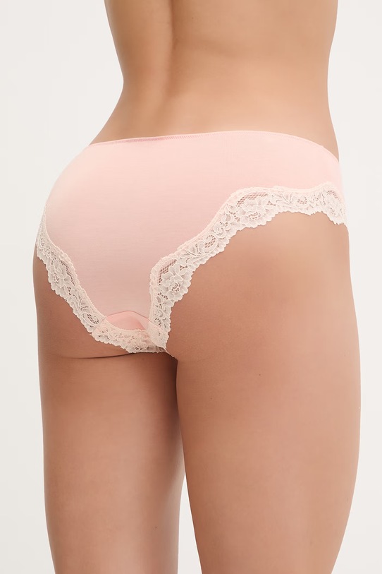 Odjeća United Colors of Benetton gaćice za žene s primjesom svile 3UEV1S032 narančasta