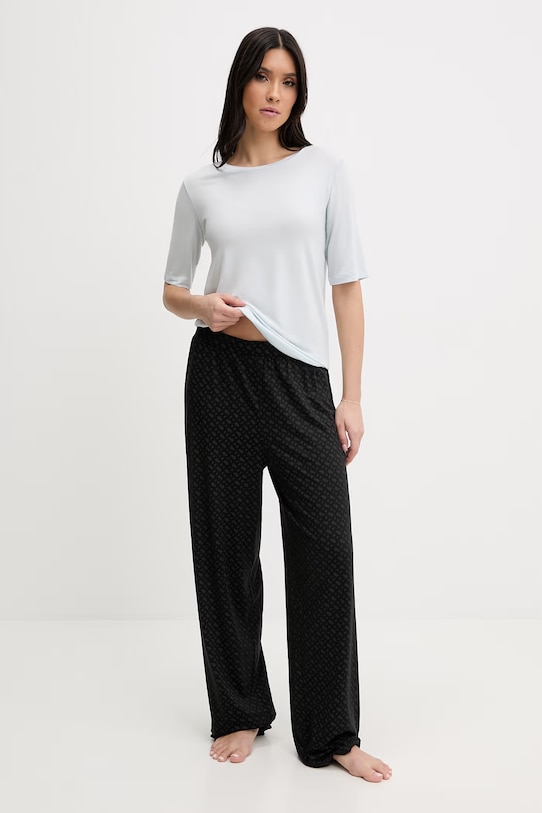 United Colors of Benetton t-shirt piżamowy z dodatkiem jedwabiu 3UEV3M08C niebieski SS26