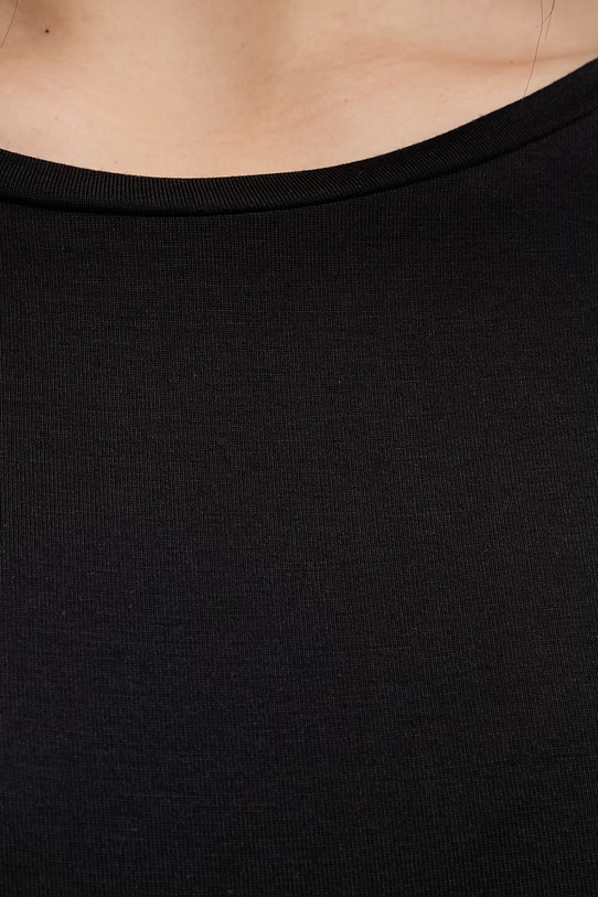 United Colors of Benetton t-shirt piżamowy z dodatkiem jedwabiu 3UEV3M08C czarny