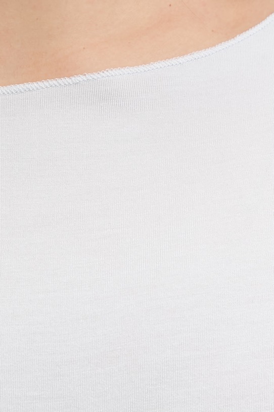 United Colors of Benetton longsleeve piżamowy z domieszką lnu 3UEV3M08D niebieski