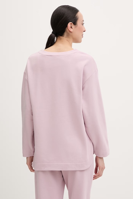 Odzież United Colors of Benetton longsleeve piżamowy damski bawełniany 3WNW3M08G fioletowy