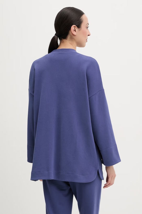 Odzież United Colors of Benetton szlafrok damski z bawełną 3WNW3M08H granatowy