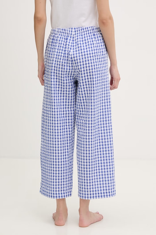 Odzież United Colors of Benetton spodnie piżamowe damskie bawełniane 47OL3F00N niebieski