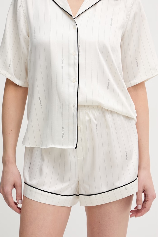 Calvin Klein Underwear pyžamové šortky dámské béžová LV00QS7623