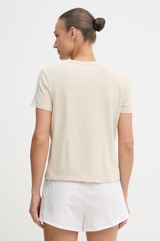 Calvin Klein Underwear dvodelna pižama ženska z bombažem LV00QS7653 bež SS26