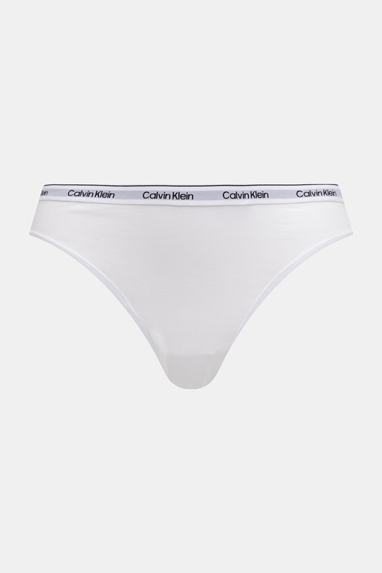 Calvin Klein Underwear brazilske hlačke ženske paket 3 kosov LV00QD5396 bela SS26