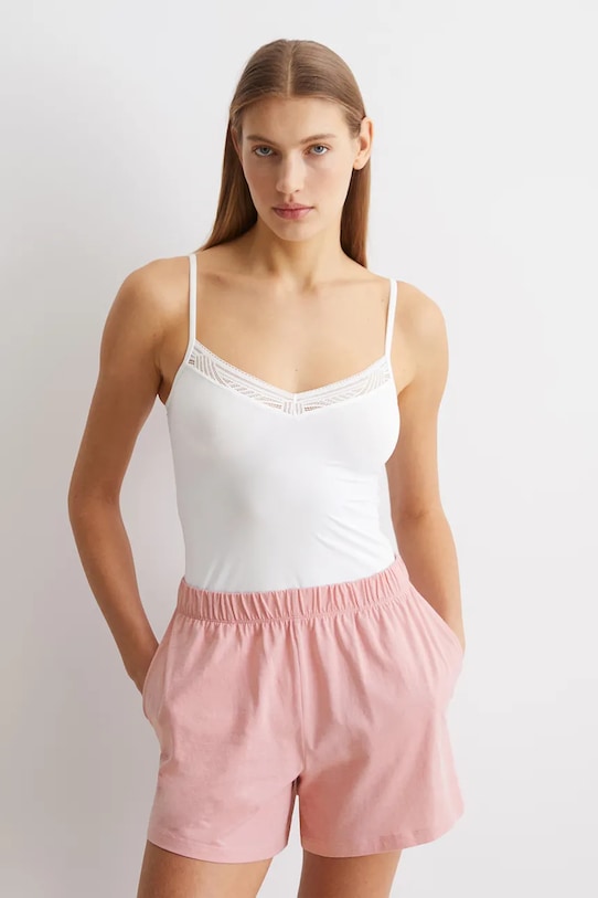 Marc O'Polo top piżamowy dzianina biały 10222638