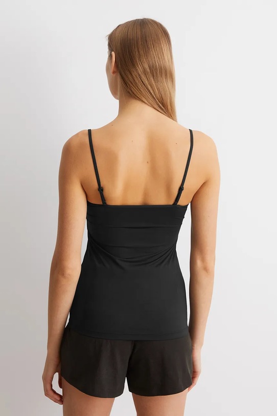 Marc O'Polo top piżamowy 10222638 czarny SS26