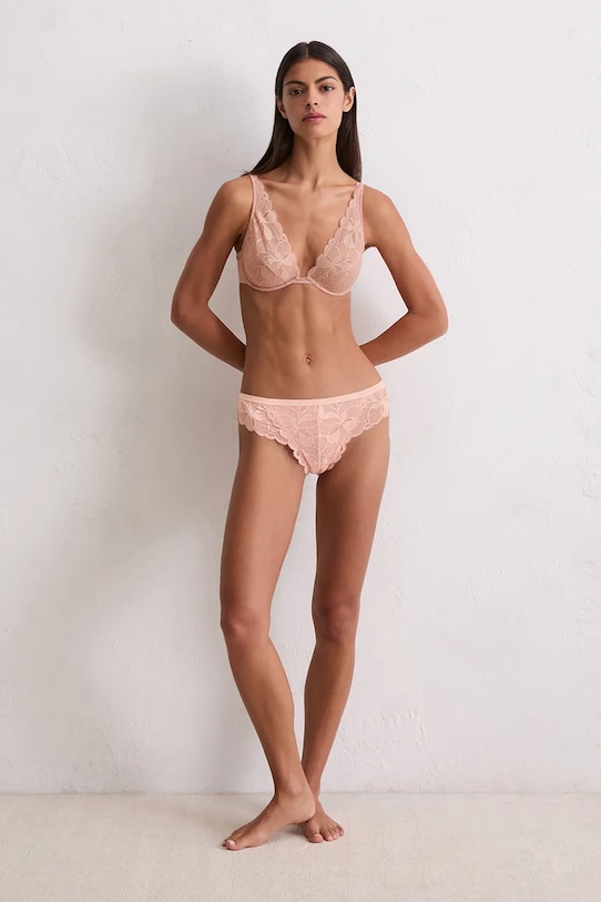 Marc O'Polo stringi dzianina różowy 10225468