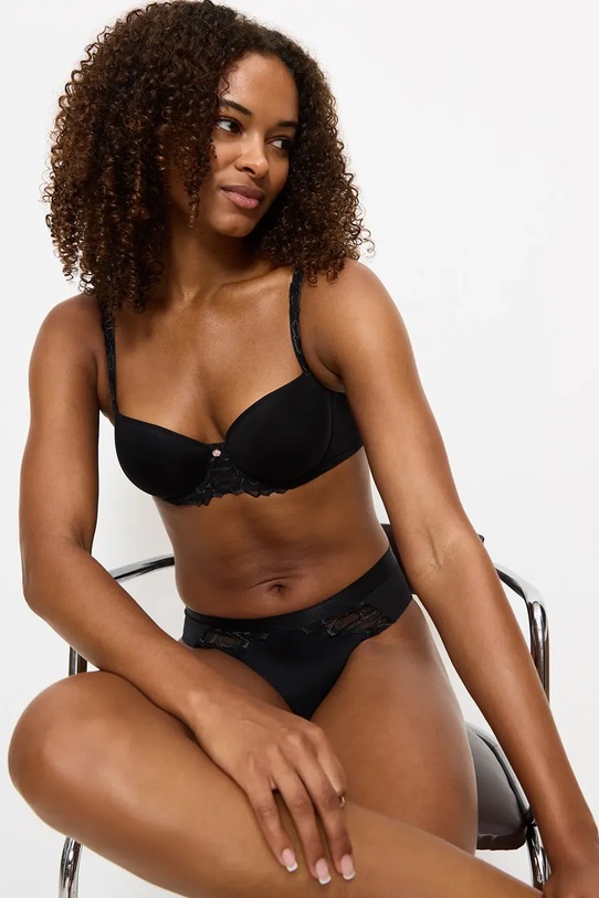 Triumph biustonosz Wild Azalea Florale czarny 10219858