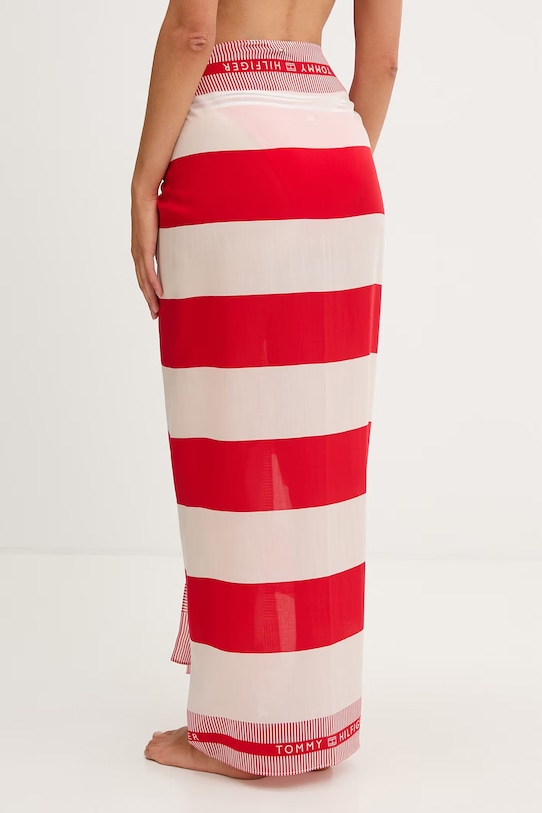 Oblečení Tommy Hilfiger pareo dámské UW0UW06423 červená