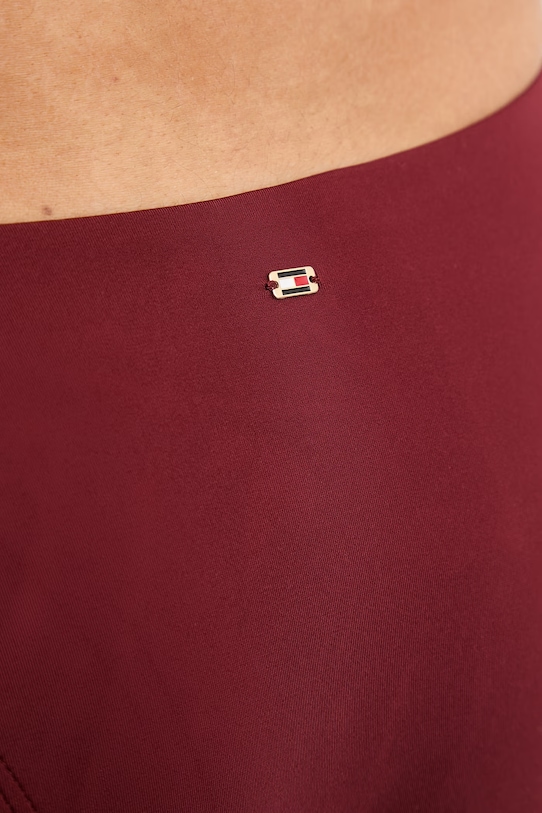 Tommy Hilfiger chiloți de baie pentru femei UW0UW06389 burgundia