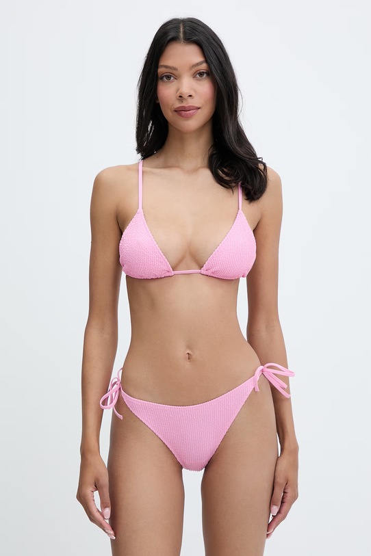 Tommy Hilfiger plavkové nohavičky dámske UW0UW06402 ružová SS26