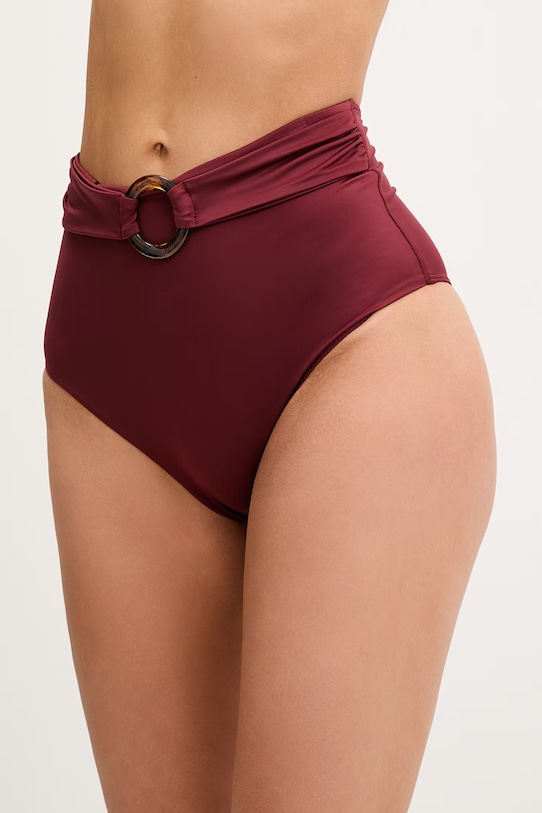 Tommy Hilfiger plavkové kalhotky dámské burgundské UW0UW06513