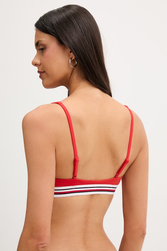 Oblečení Tommy Hilfiger plavková podprsenka dámská UW0UW06351 červená