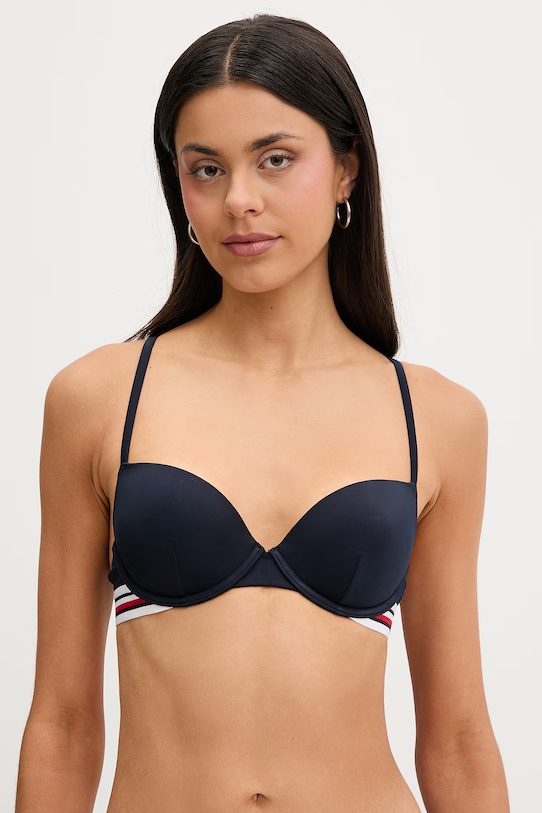 Tommy Hilfiger plavková podprsenka dámská námořnická modř UW0UW06352