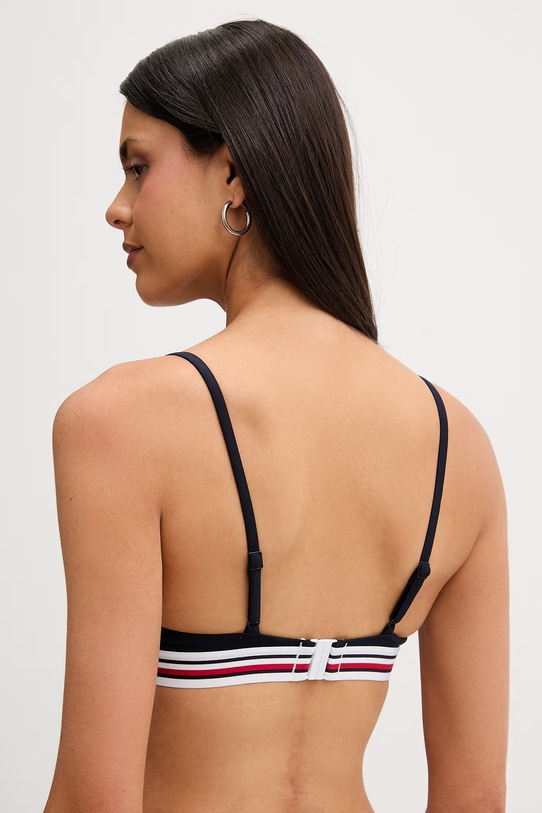 Oblečení Tommy Hilfiger plavková podprsenka dámská UW0UW06352 námořnická modř