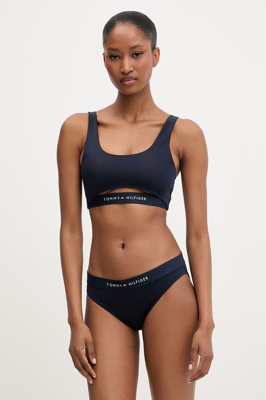 Tommy Hilfiger plavková podprsenka dámská UW0UW06359 námořnická modř SS26