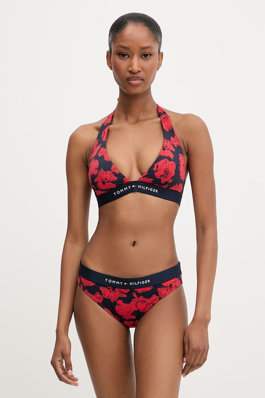 Tommy Hilfiger biustonosz kąpielowy damski UW0UW06368 granatowy SS26