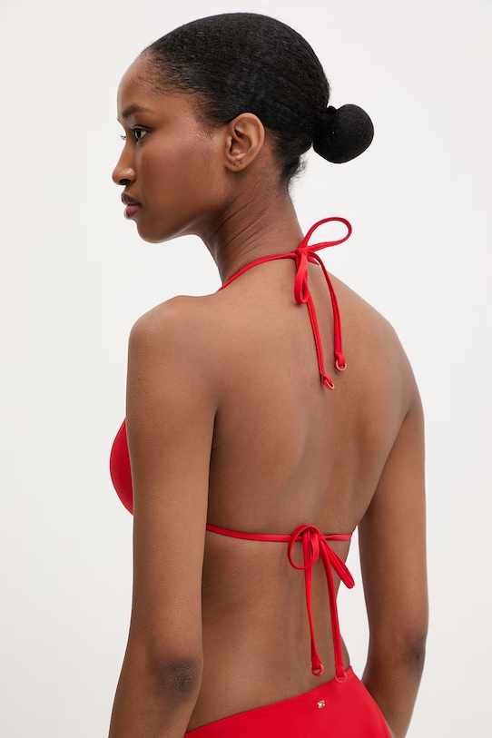 Odzież Tommy Hilfiger biustonosz kąpielowy damski UW0UW06387 czerwony