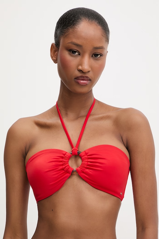 Tommy Hilfiger biustonosz kąpielowy damski czerwony UW0UW06388