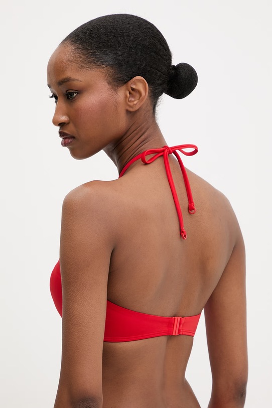 Odzież Tommy Hilfiger biustonosz kąpielowy damski UW0UW06388 czerwony